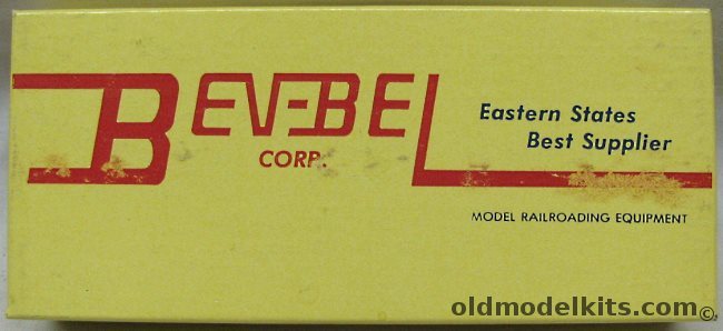Bev-Bel 1/87 A.A.R. 40 Foot Box Car Reading Lines - HO Craftsman Kit, 133 plastic model kit